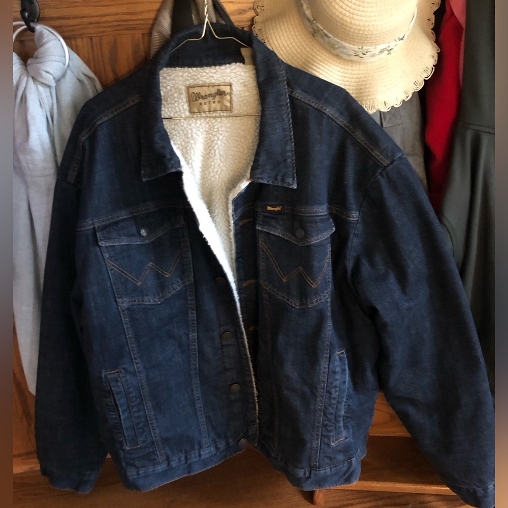 Wrangler Denim Sherpa Jacket